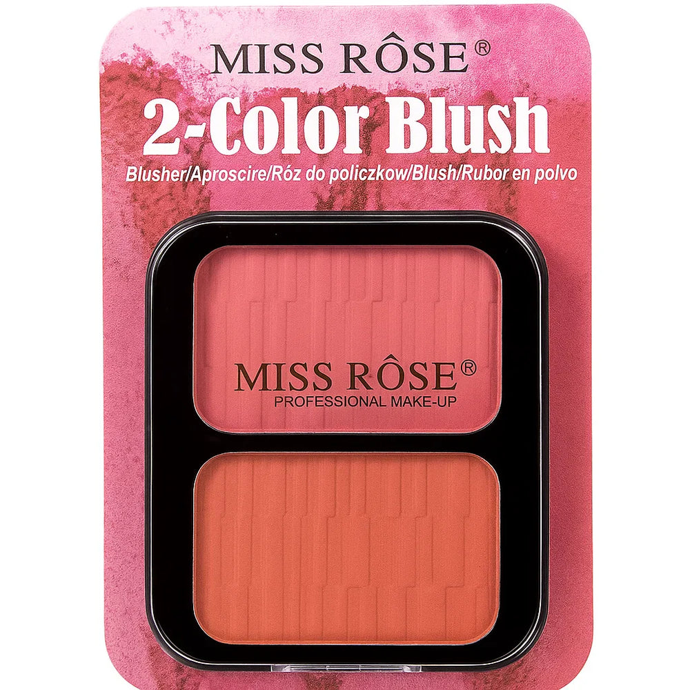 Miss Rose 2-Color Blush Pallete Miss Rose