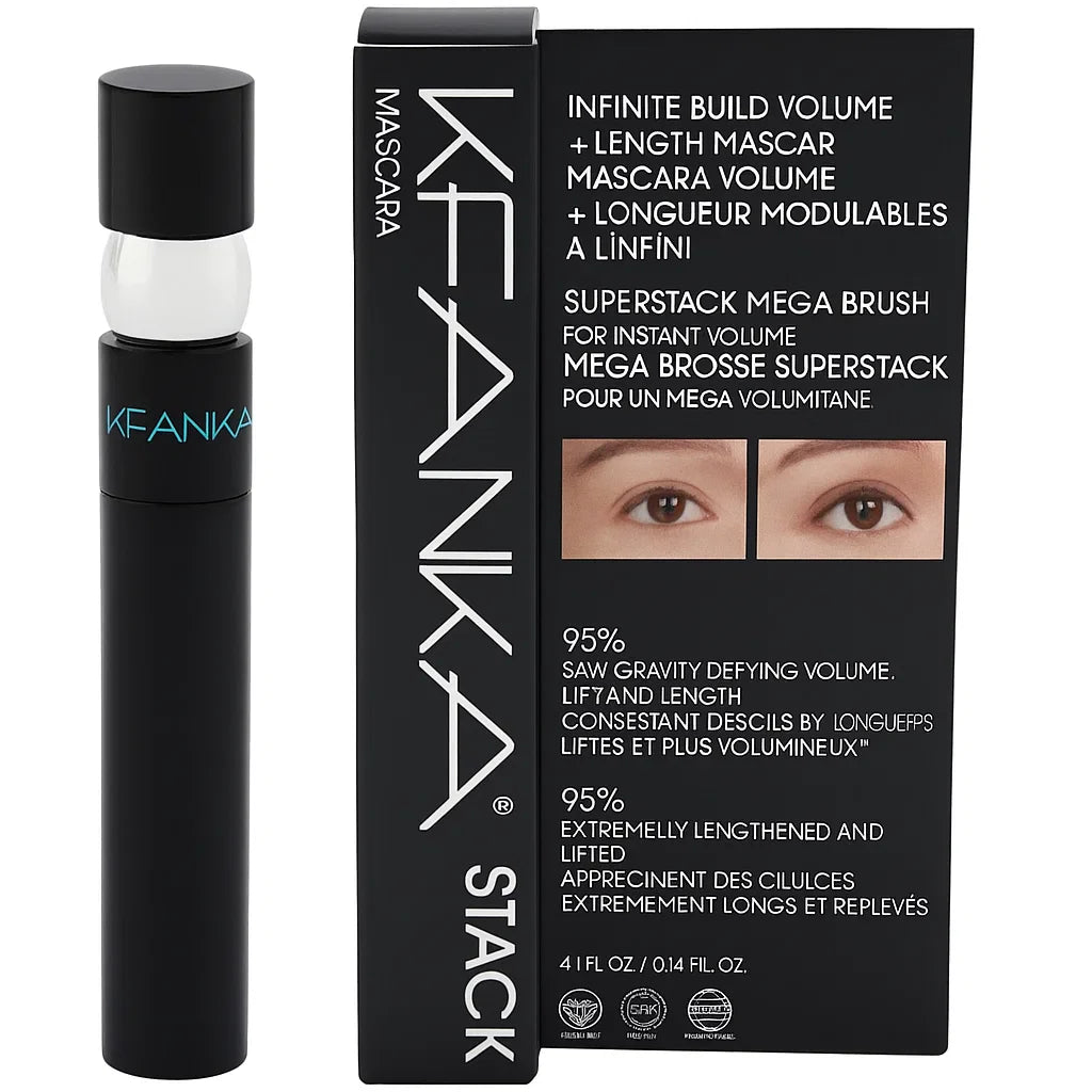 Kfanka Stack Volume Waterproof Mascara - 12ml Kfanka