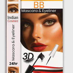 Indian Cosmee 3D 2 in 1 Mascara & Eyeliner Indian Cosmee