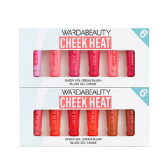 Original Warda Beauty Cheek Heat Liquid Blush-On - 6/Pcs Set Warda Beauty