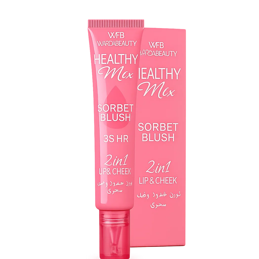 Warda Beauty 2 in 1 Sorbet Blush  For lip & Cheeks - 40ml Warda Beauty