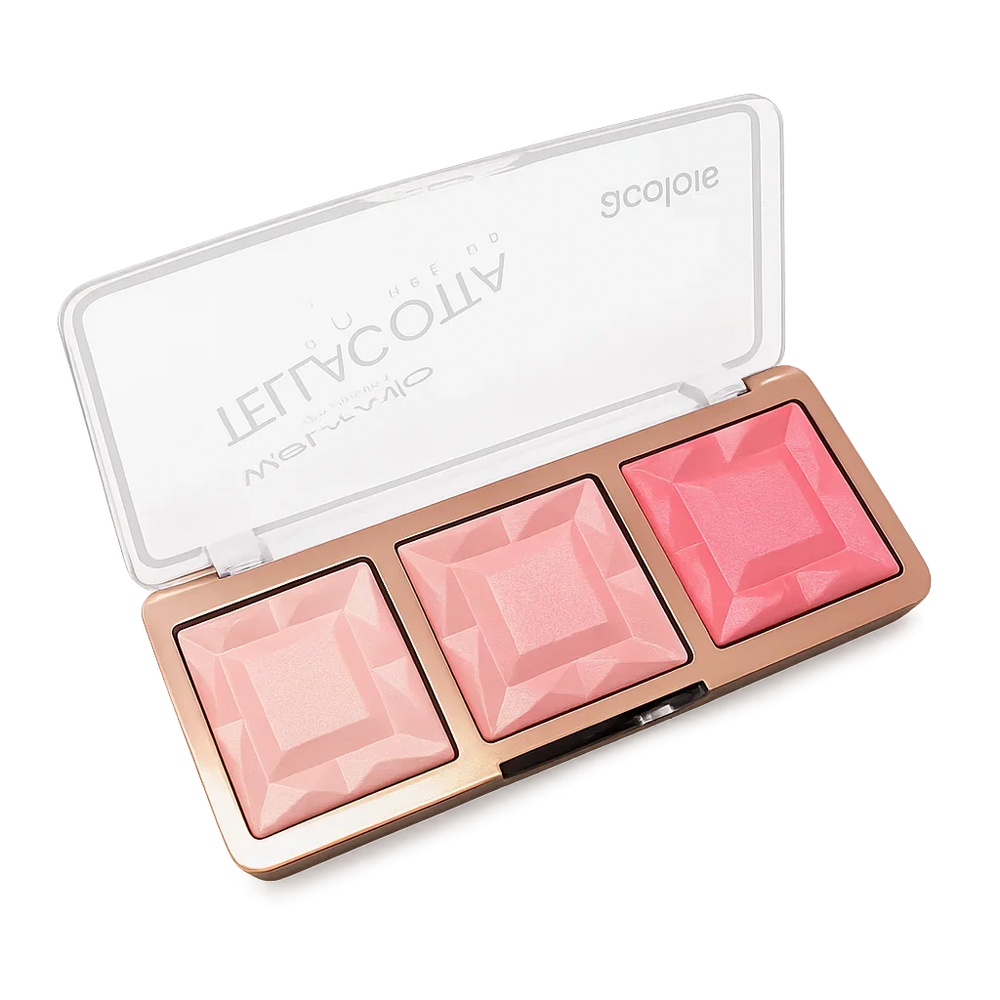 Msyaho Terracota 3‑in‑1 Highlighter Palette Msyaho