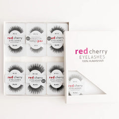 Red Cherry 100 % Human Hair False Eyelashes Each Red Cherry