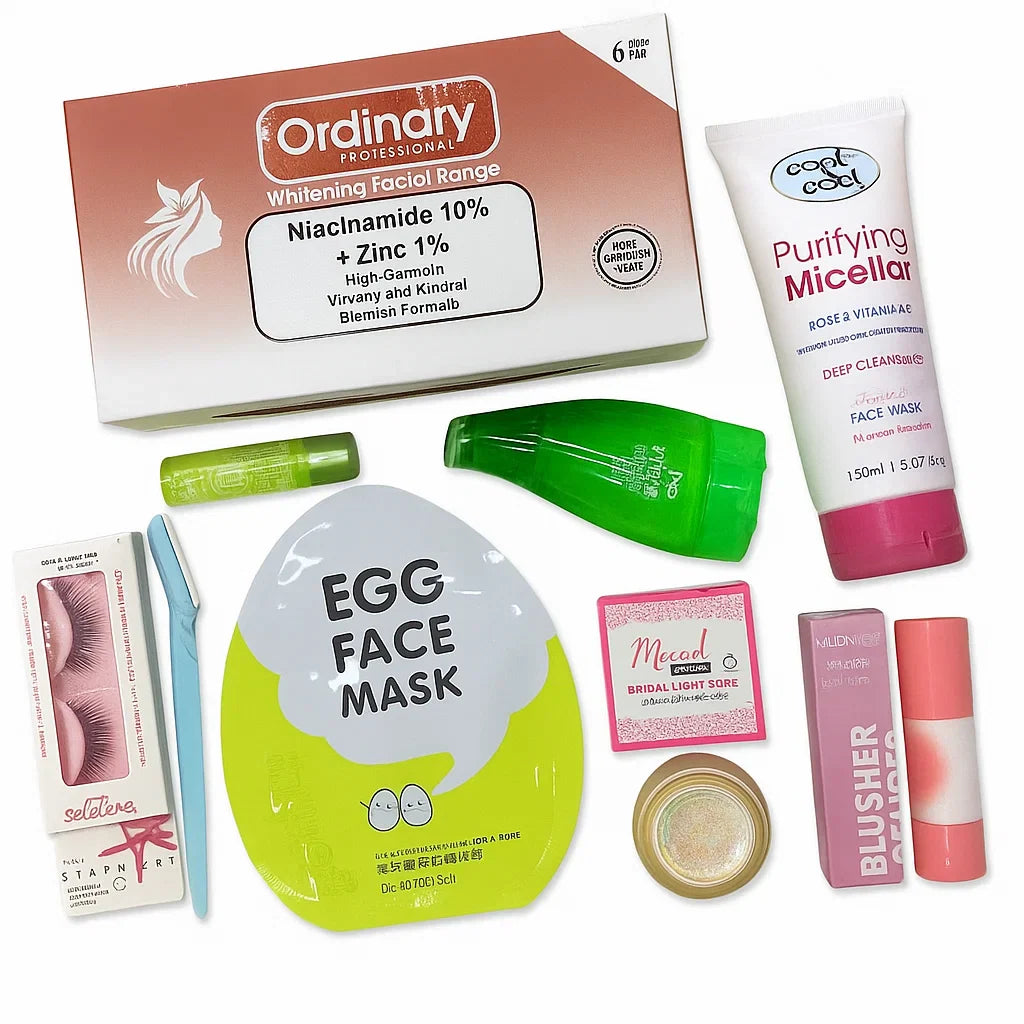 Deal 9‑in‑1 Beauty & Skincare Essentials Set Cosmia.pk