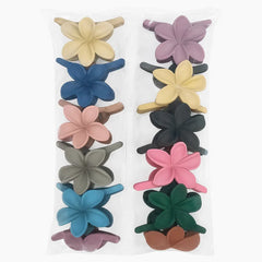 12‑Piece Flower Hair Clips Set Cosmia.pk