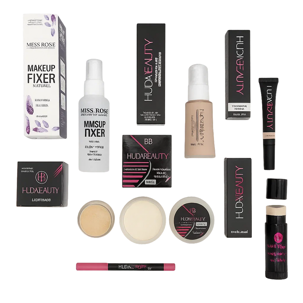 Huda Beauty Makeup Deal + Miss Rose Fixer Huda Beauty
