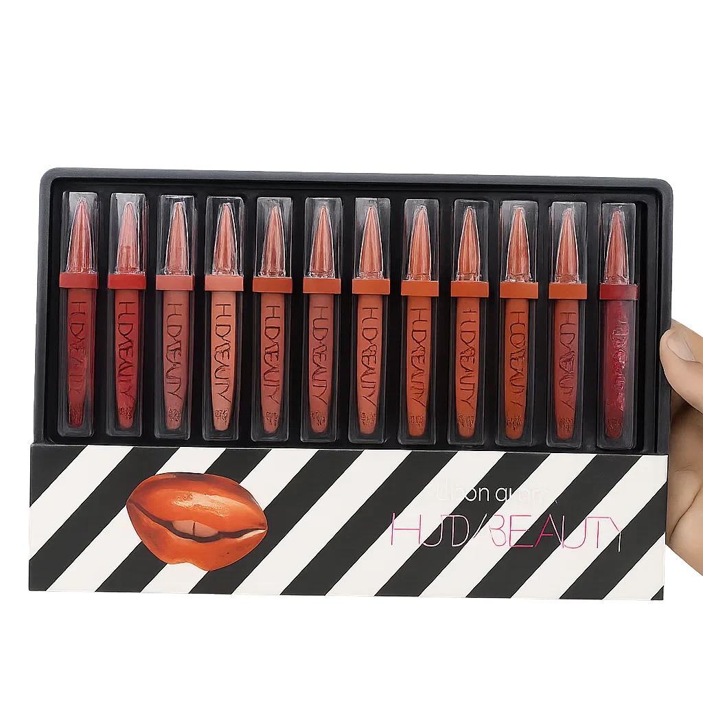 Huda Beauty Matte Liquid Lip Gloss - 12 Pack Cosmia