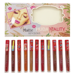 12 Pcs Huda Beauty Matte Liquid Lip Gloss Huda Beauty