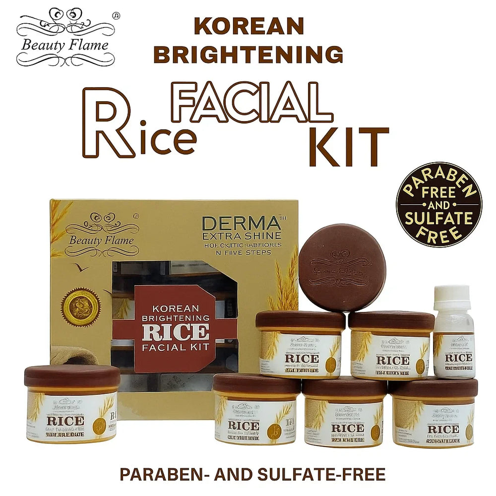 Derma Extra Shine Rice Facial Kit Derma Extra Shine