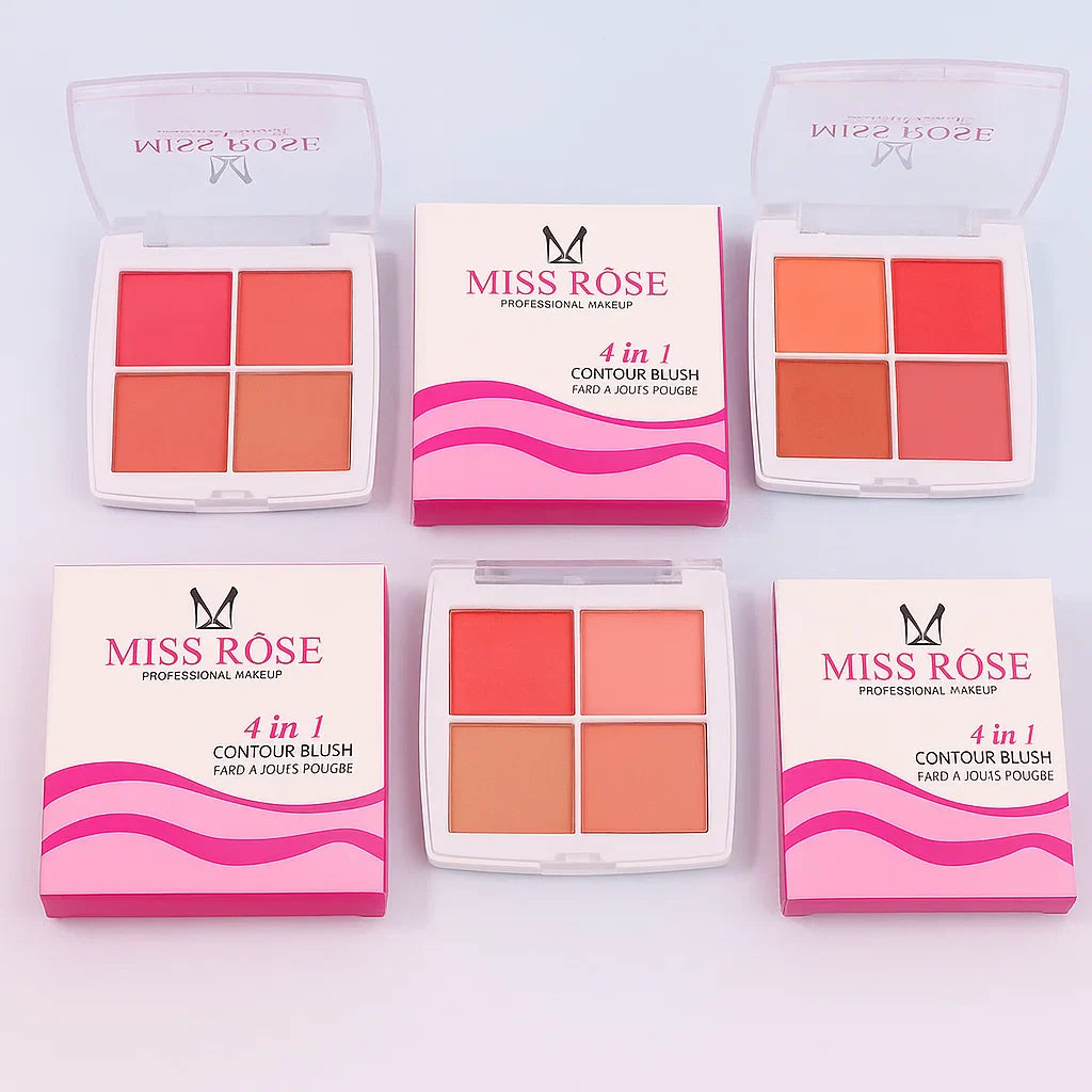 Miss Rose 4 in 1 Blush Palette Miss Rose