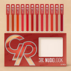 GR Nude Look 12 Pcs Lipgloss GR