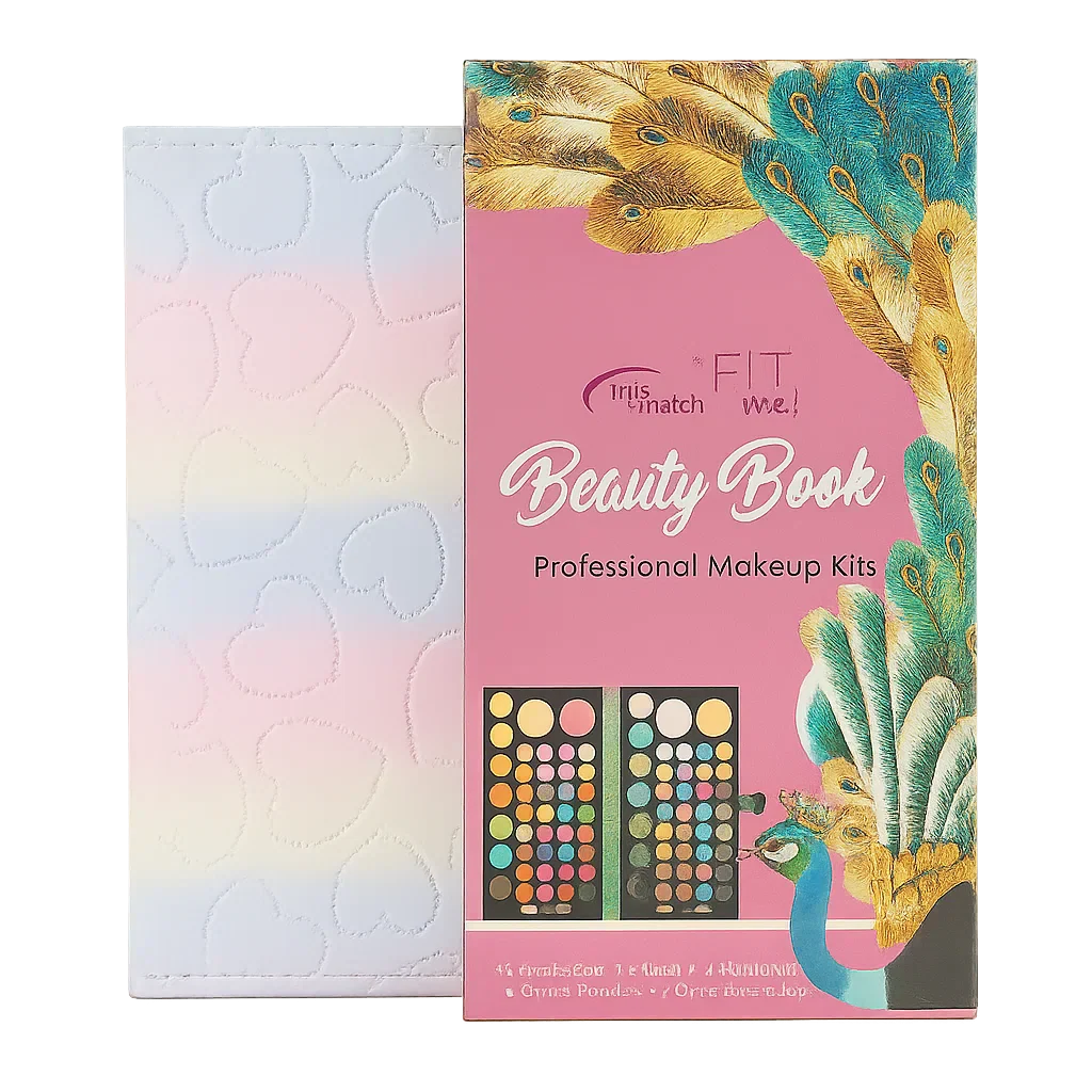 True Match Fit Me Beauty Book All-in-One Folding Highlighter Blush & Eyeshadow Palette True match