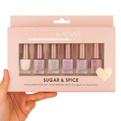 MannaKadar 6pc Nail Polish Set – Stunning, Long-Lasting Colors MannaKadar