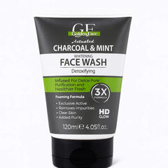 Golden Face Activated Charcoal & Mint Whitening Face wash - 120ml Golden Face