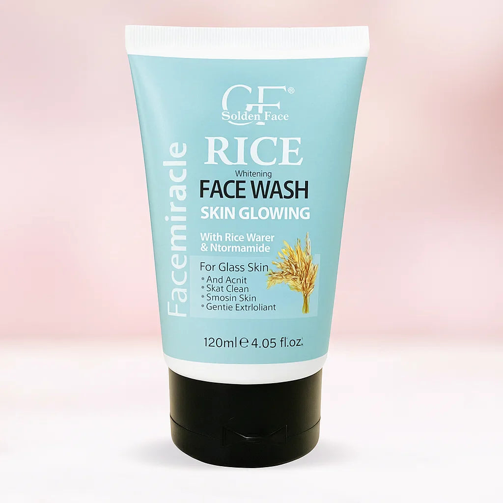 Golden Face Rice Creamy Face Wash - 120ml Golden Face