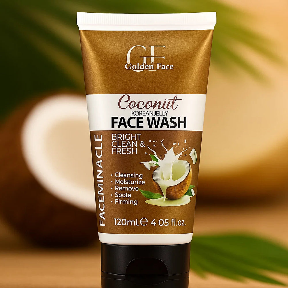 Golden Face Coconut Korean Jelly Face Wash - 120ml Golden Face