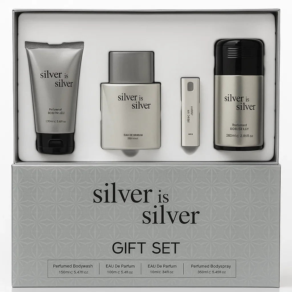 Silver is Silver Perfume Gift Set Silver is Silver