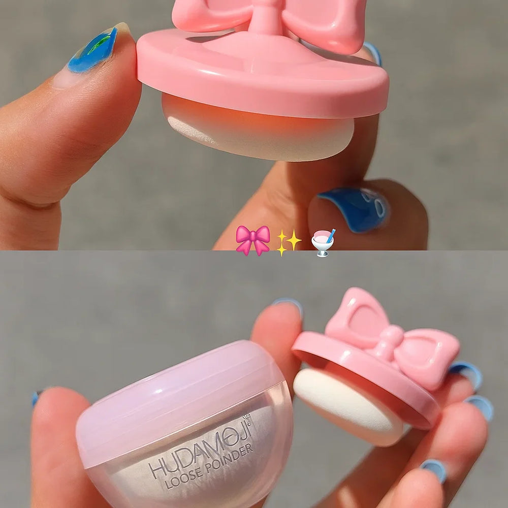 HUDAMOJI Loose Powder – Soft Touch, Natural Glow Huda Moji