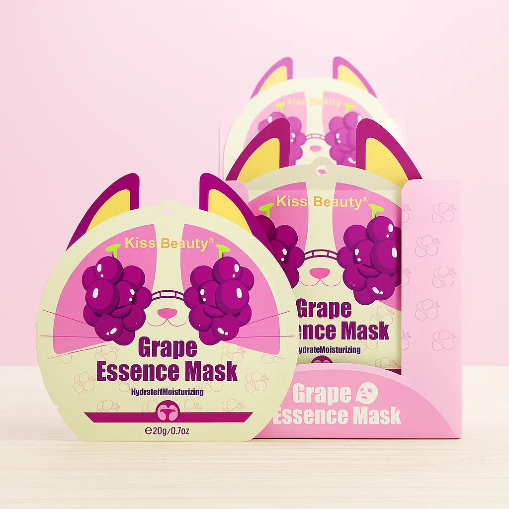 Kiss Beauty Grape Essence Mask - 20g Kiss Beauty