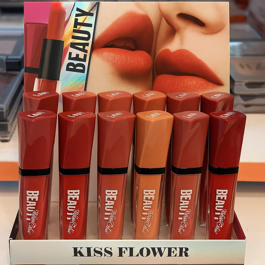 Kiss Flower Beauty Color Lipgloss Kiss Flower