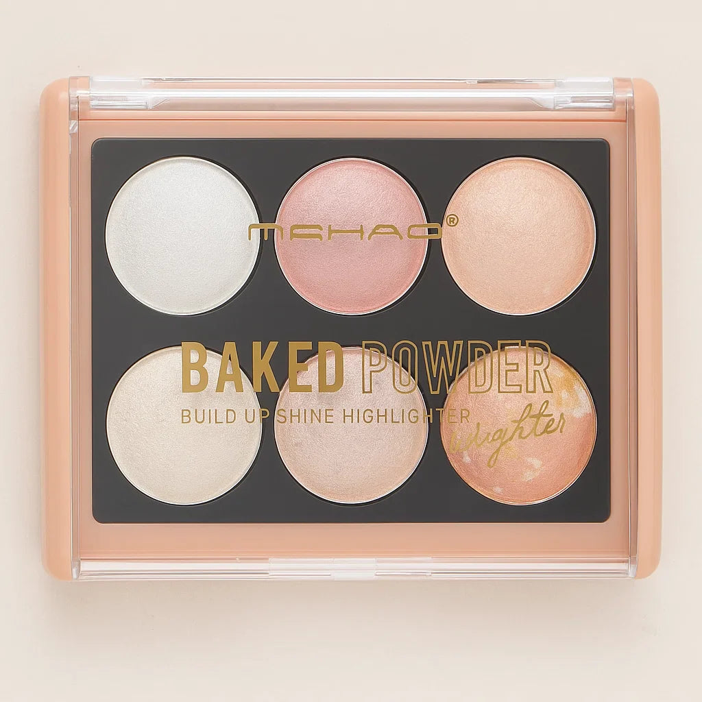 MSYAHO 6 Colors Baked Blush Highlighter MSYAHO