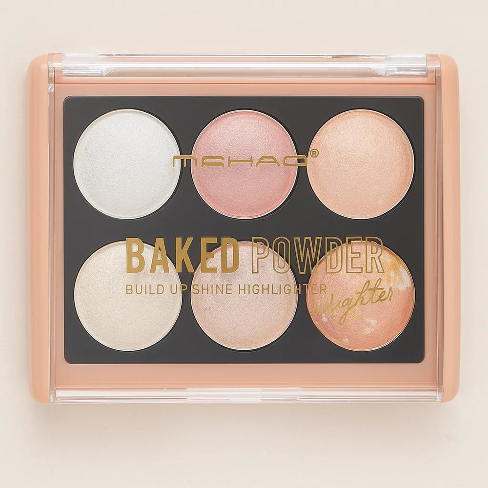 MSYAHO 6 Colors Baked Blush Highlighter MSYAHO