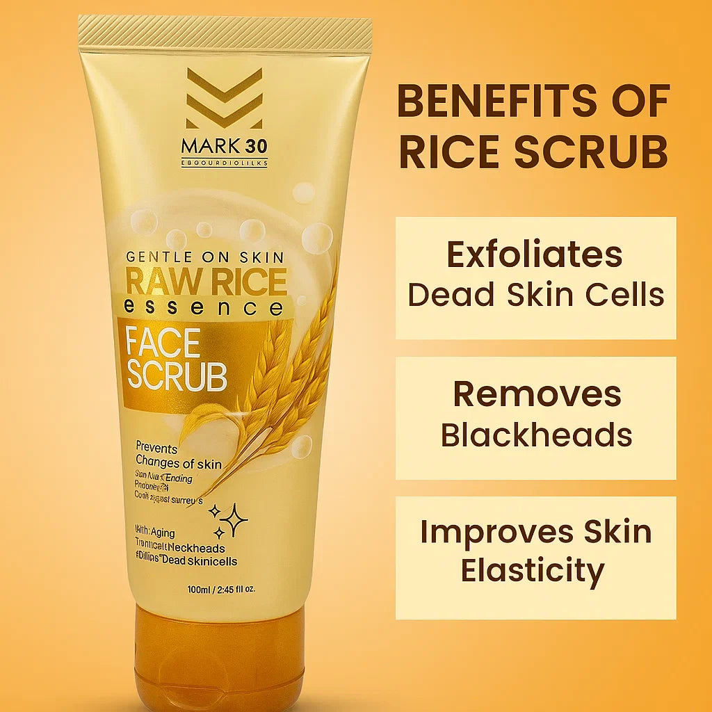 MARK-30 Raw Rice Face Scrub – 100ml MARK-30