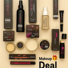 Huda Beauty Makeup Deal – 6 Pcs + 5in1 Lipstick Gift Huda Beauty