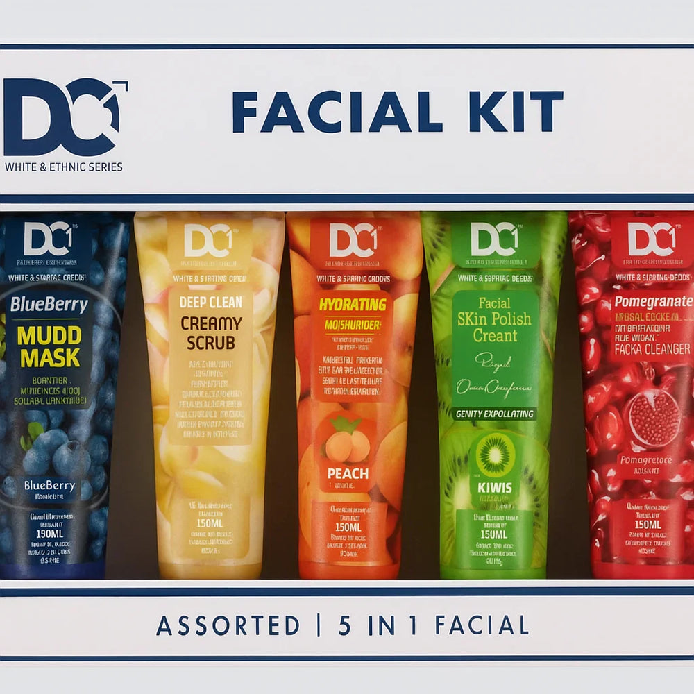 DC-1 5-Steps Fruit Facial Kit – 150ml Each Tube DC1