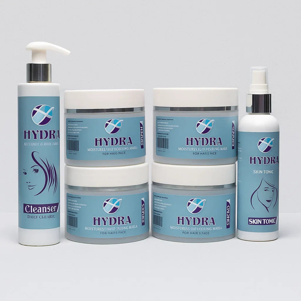 HYDRA Facial 6in1 Set with Hydro-TX Technology – 300g Each Hydra