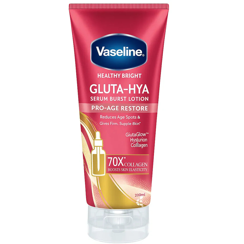 Vaseline Gluta-Hya Pro-Age Restore Serum Burst Lotion 70X – 200ml Vaseline