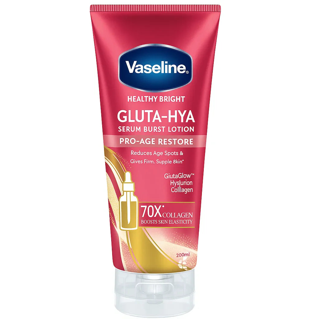Vaseline Gluta-Hya Pro-Age Restore Serum Burst Lotion 70X – 200ml Vaseline