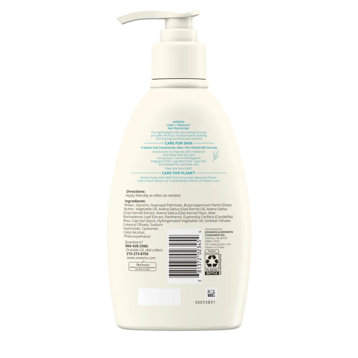Aveeno Calm + Restore Gel Moisturizer – Skin Soothing Hydration Aveeno