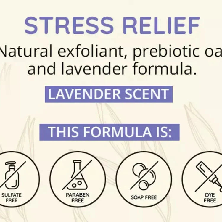 Aveeno Stress Relief Exfoliating Body Scrub – Lavender Scent - 283ml Aveeno