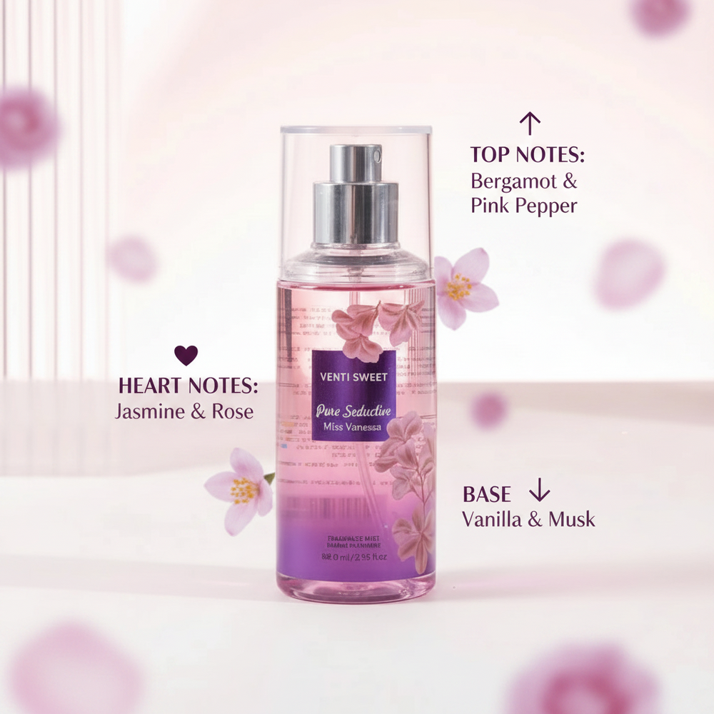 Miss Vanessa Venti Sweet Pure Seduction Body Mist - 88ml Miss Vanessa