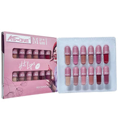 Ks~ONE Matte Hot Lips Lip Gloss Set - Pack of 12 KS-ONE