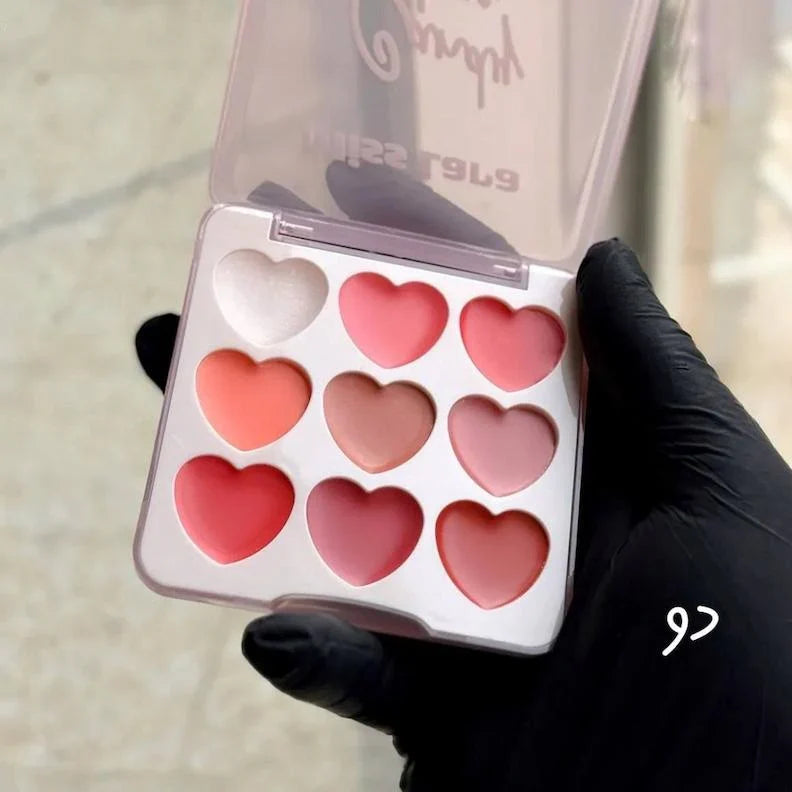 Miss Lara Heart Candy Solid lipstick Ultimate candy love Lip Palette Miss Lara