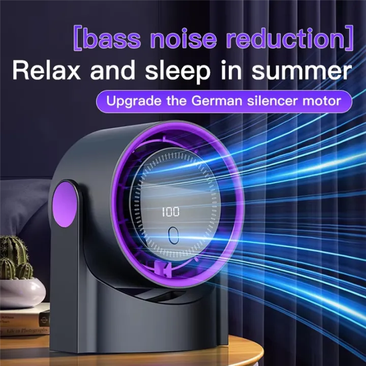 Desktop Circulating USB Rechargeable Cooling Fan Each Cosmia.pk