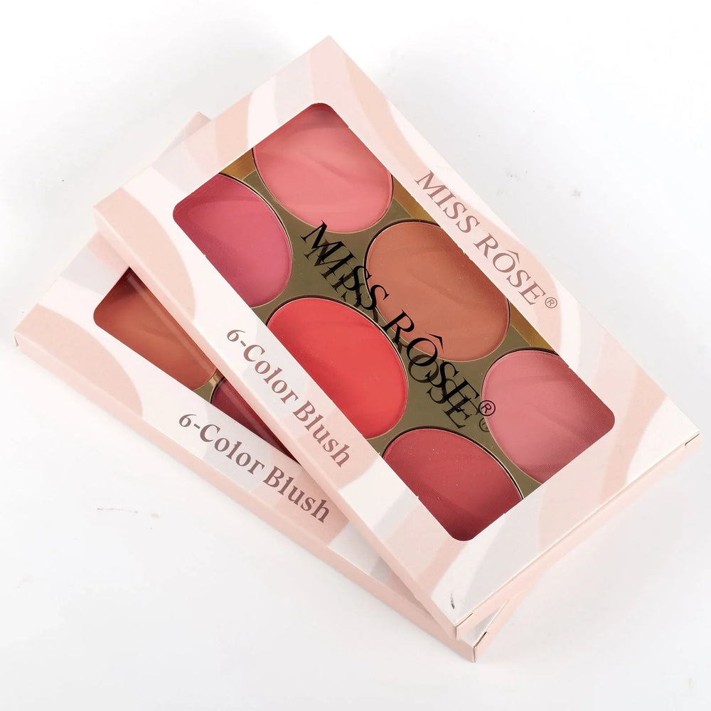 New Miss Rose Blush Palette  -  6 Colors Miss Rose