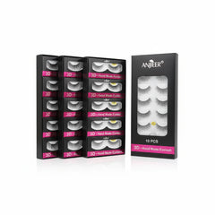 Anjieer 3D Handmade Eye Lashes - 10 Pcs Anjieer