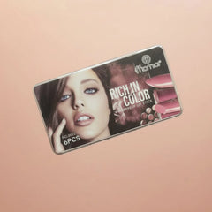 Fflomror Rich In Color Lipsticks - Pack Of 6 Fflomror