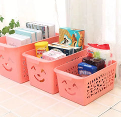 Cute Colorful Kitchen Plastic Storage Fruits & Vegetables Basket Cosmia.pk