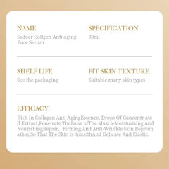 Sadoer Collagen Anti-Aging Serum Firming & Moisturizing - 30ml Sadoer
