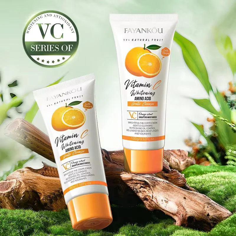 FAYANKOU Orange Extract Vitamin C Whitening Cleanser – 100g FAYANKOU