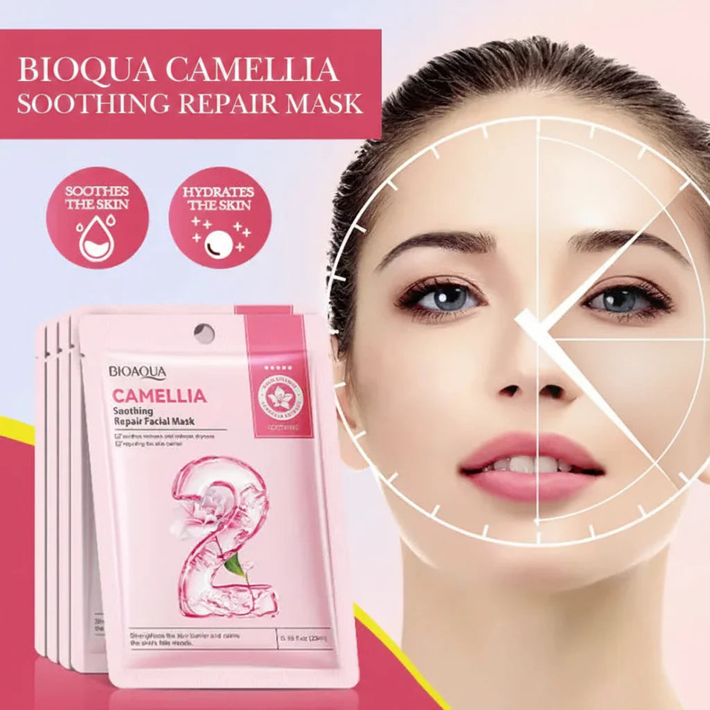 Bioaqua Camellia Soothing Repair Facial Mask - 20g bioaqua