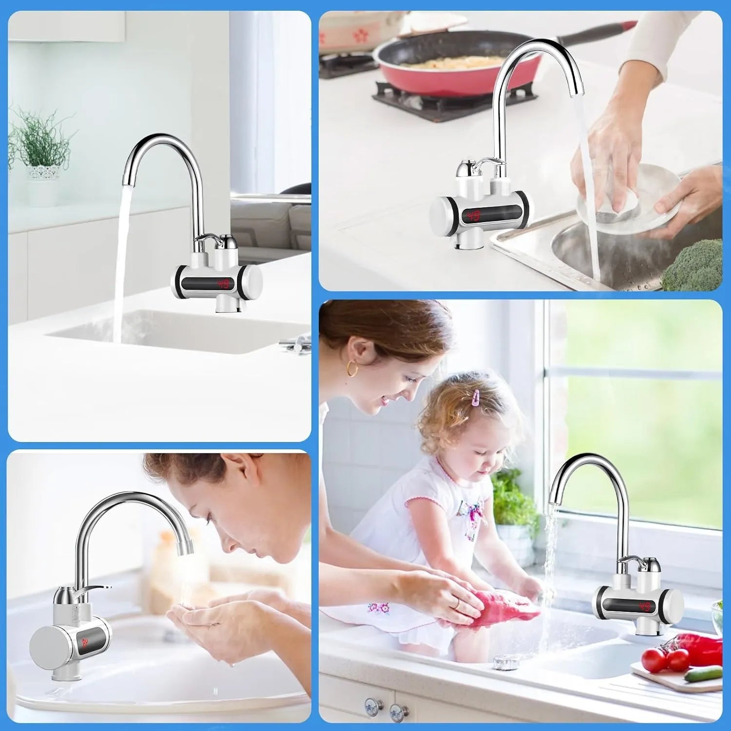 Instant Hot Water Tap – Electric Instant Water Heater Boiling Water Cosmia.pk