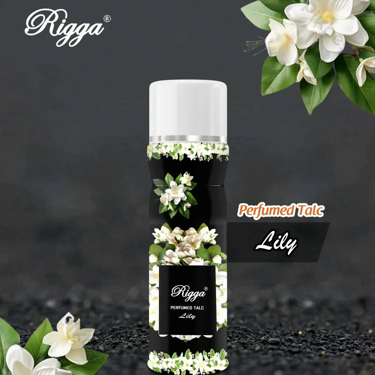 Rigga Black Lilly Talcum Perfume 250g Rigga