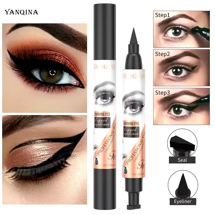 YANQINA High Quality Long Lasting Fast Dry Makeup Stamp Eyeliner Yanqina