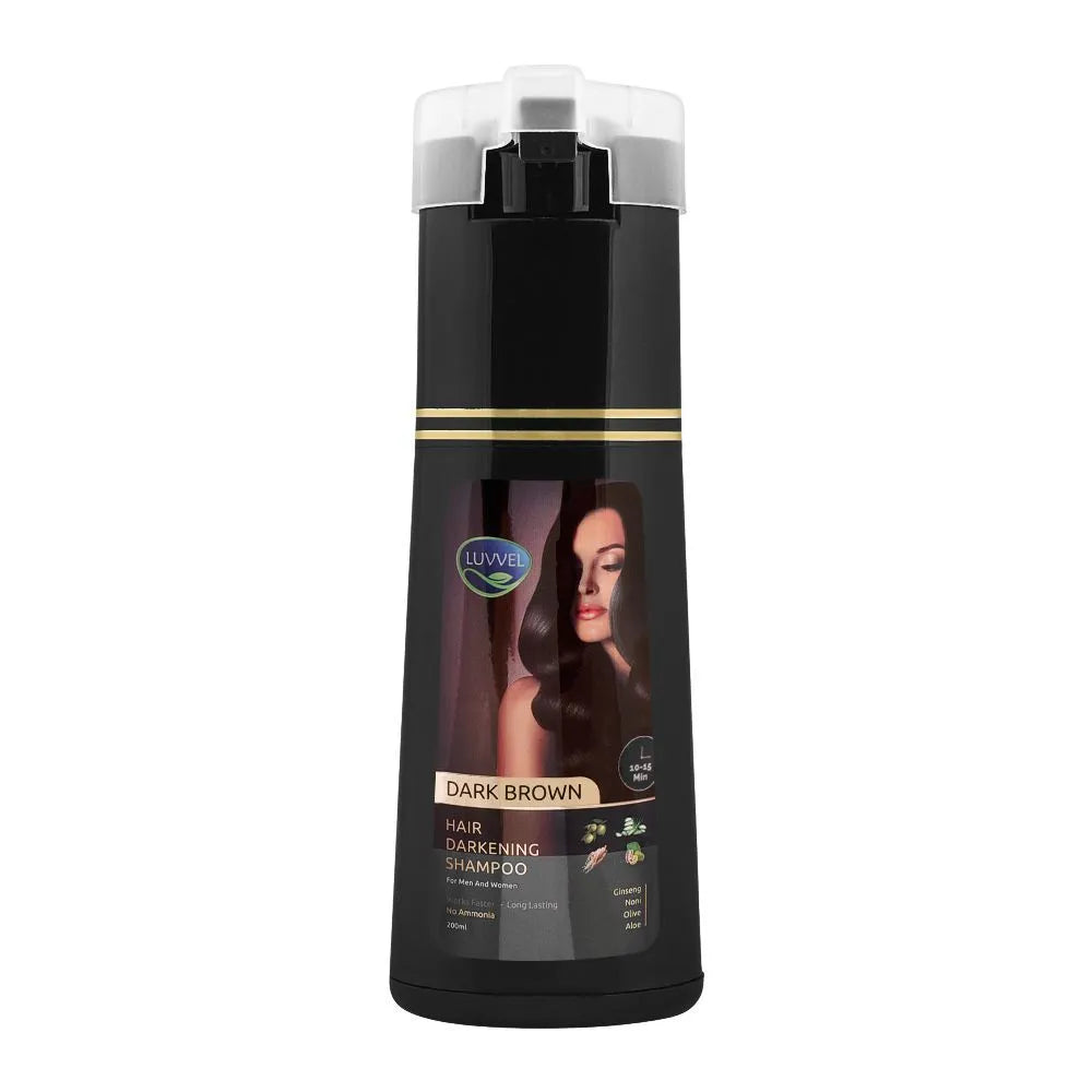 LUVVEL Hair Color Shampoo Bottle with Olive Oil – 200ml luvvel