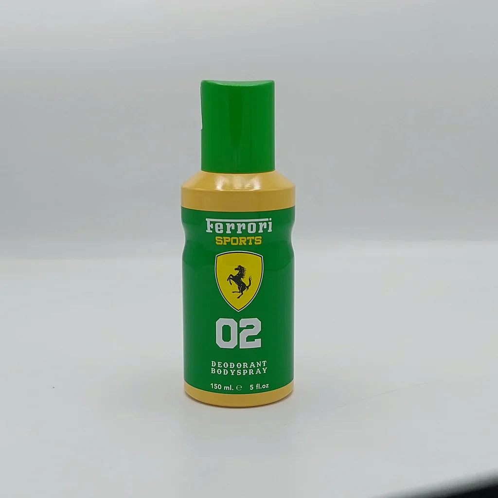 Ferrari Sports 02 Deodorant Body Spray – 150ml Ferrari